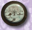 Country Scene Plate